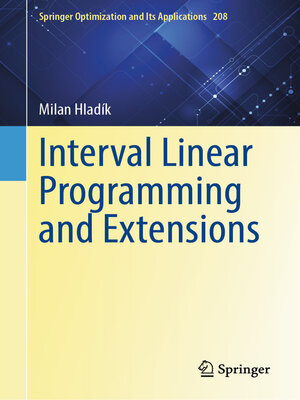 cover image of Interval Linear Programming and Extensions